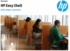 Hp easy shell настройка